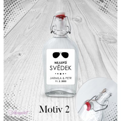 Skleněná placatka Nejlepší svědek | Motiv 2 – Hledejceny.cz