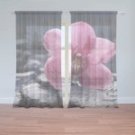 Sablio Záclony Orchidej: 2ks 150x250cm – Hledejceny.cz