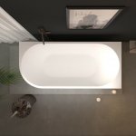 Erga Zara 150 x 75 cm ERG-Zara-150075R-WH-WH – Hledejceny.cz
