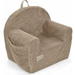 ALBERO MIO Dětské křeslo Velvet béžová – Sleviste.cz