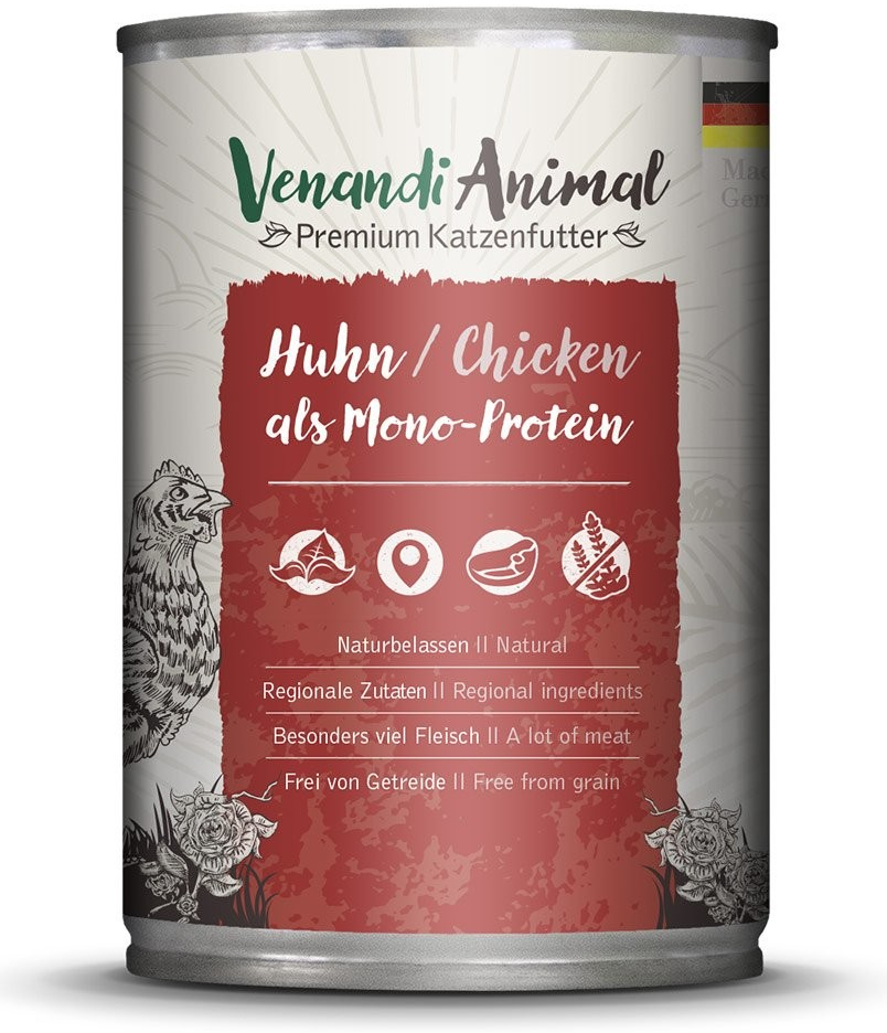 Venandi Animal kuřecí 6 x 400 g