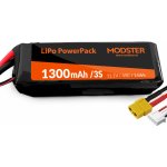 Modster LiPo baterie 3S 11,1V 1300 mAh 45C XT60 PowerPack – Sleviste.cz