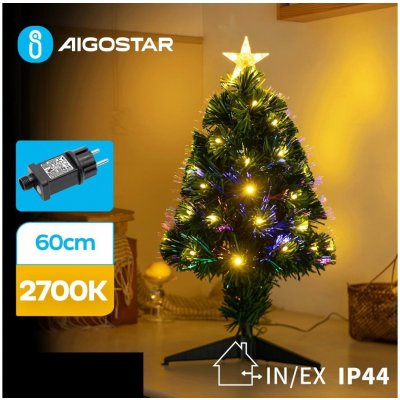 Aigostar B.V. Aigostar - LED Venkovní vánoční stromek LED/3,6W/230V 60 cm IP44 teplá bílá AI1223 – Hledejceny.cz