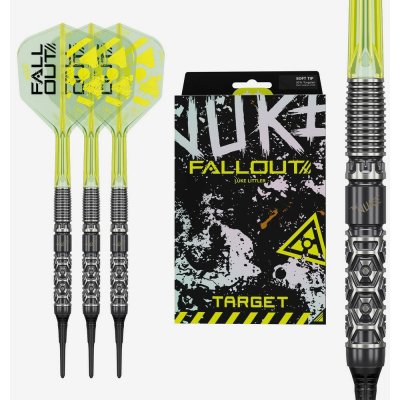 Šipky soft Target Luke Littler Fallout 19g 90% wolfram – Zboží Dáma