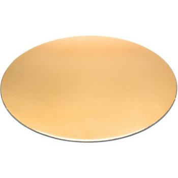 Dortisimo Podložka pod dort zlatá tenká rovná kruh 32 cm