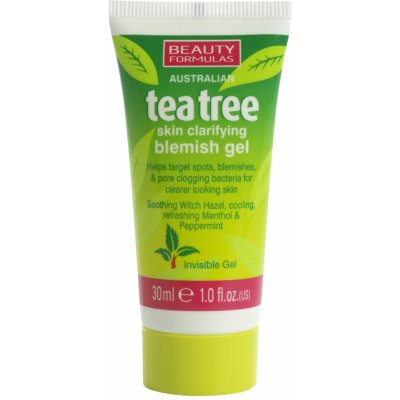 Beauty Formulas Tea Tree Čistící gel na pleť 30 ml