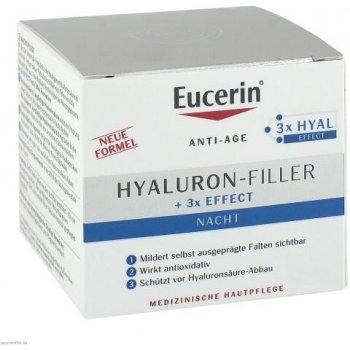 Eucerin Hyaluron Filler+3 x Effect noční krém 50 ml