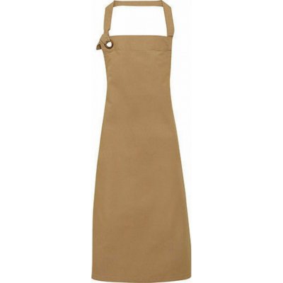 Premier Workwear Dlouhá odolná zástěra z těžké bavlny s kovovým očkem na uzlu Khaki PW130 – Hledejceny.cz