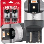 FULL CANBUS PRO LED žárovky W21/5W 2x1860 SMD červená 12V 24V AMIO-03602 – Hledejceny.cz