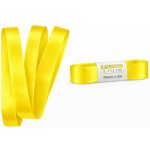 Stuha saténová sytě žlutá - skládaná 15mm x 3m (6,-Kč/m) – Hledejceny.cz