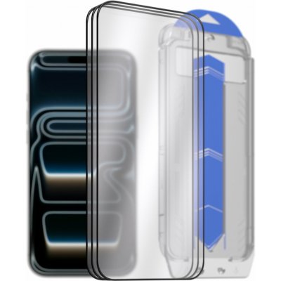 Alzaguard 2.5D Glass EasyFit DustFree pro iPhone 17 Pro Max AGD-TGB479BDAP3 – Zboží Živě