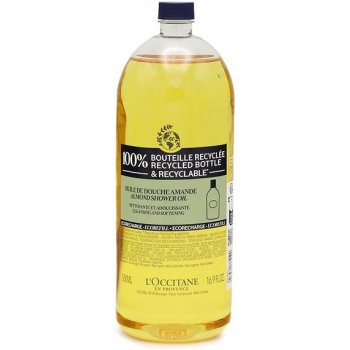 L’Occitane Amande sprchový olej náhradní náplň bergamot 500 ml