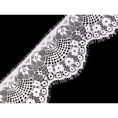 Francouzská krajka šíře 90 mm Varianta: 1 bílá, Balení: 3 m – Hledejceny.cz