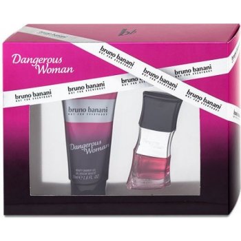 Bruno Banani Dangerous woman EDT 20 ml + sprchový gel 50 ml dárková sada