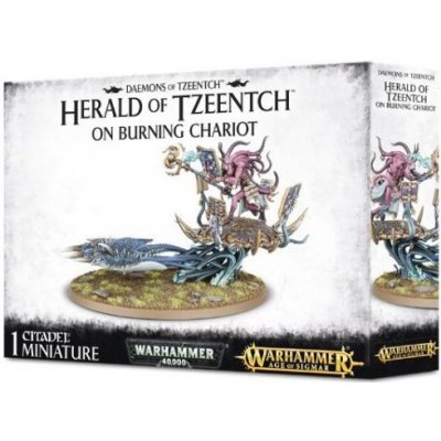 GW Warhammer 40.000 Daemons of Tzeentch Herald of Tzeentch on Burning Chariot – Zboží Mobilmania