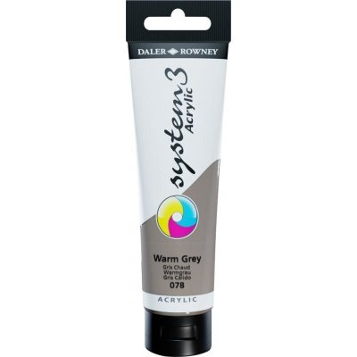 Daler Rowney System3 akrylová barva warm grey 150 ml – Hledejceny.cz