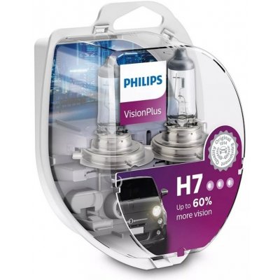 Philips VisionPlus H7 PX26d 12V 55W 2 ks 12972VPS2