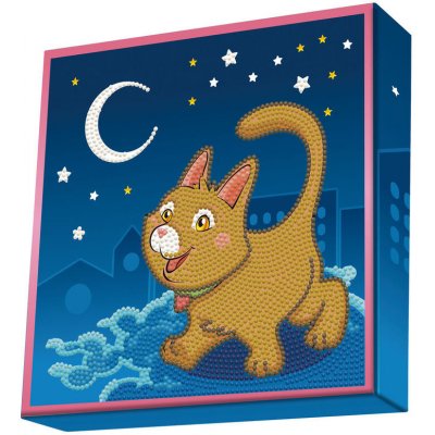 DIAMOND DOTZ DOTZIES Diamantové malování Noční dobrodružství DBX014 22 x 22 cm – Zboží Mobilmania