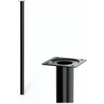 Stolová noha výška 700mm 30mm černá – Zboží Mobilmania