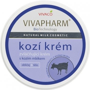 Vivapharm kozí zvláčňující krém na obličej a tělo 250 ml