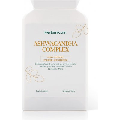 Herbanicum Ashwagandha Complex 90 kapslí – Hledejceny.cz