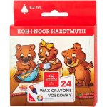 Koh-i-noor trojhranné voskovky 8274 24 barev – Zboží Dáma