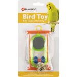 Flamingo hračka houpačka oboustranná se zrcátkem 12 x 7 x 16.5 cm – Zboží Dáma