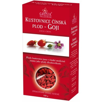 Valdemar Grešík Kustovnice Goji 100 g – Zboží Mobilmania