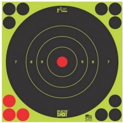 Nalepovací terče Pro-Shot 8inch Green Bullseye Target, zelené 6 ks – Zboží Dáma