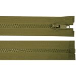 Pro Háčkování Kostěný zip No 5 délka 60 cm zelená khaki tmavá – Hledejceny.cz