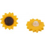 Knoflík plastový slunečnice 25mm – Zboží Dáma