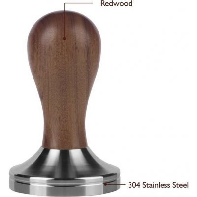 Motta Tamper hnědý 58,4 mm – Zboží Dáma