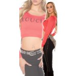 Koucla bellyfree findknitted Jumper leo look pink Einheitsgroesse – Hledejceny.cz