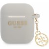 Pouzdro na sluchátka Guess AirPods cover Silicone Charm 4G Collection GUA2LSC4EG