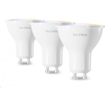 TechToy Smart Bulb RGB 4.5W GU10 3ks Bílá