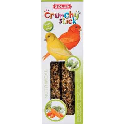 Zolux Crunchy Stick tyčinky kanár s mrkví 85 g – Zbozi.Blesk.cz