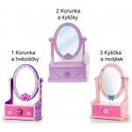 Zrcadlo dřevěné ovál se zásuvkou – Hledejceny.cz