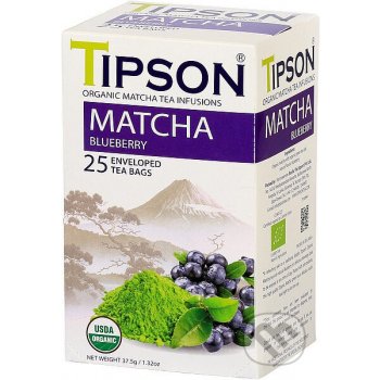 Tipson BIO Matcha Blueberry 25 x 1,5 g