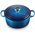 Le Creuset Kastrol SIGNATURE 24 cm 4,2 l AZURE litina – Sleviste.cz