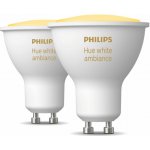 Philips Hue White Ambiance LED žárovka 5W GU10 350lm 2ks – Hledejceny.cz