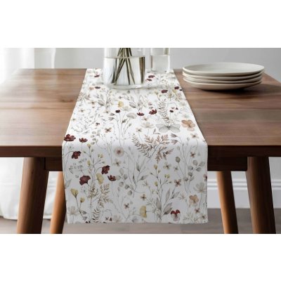 Darré bavlna běhoun Květinová něžnost světlý 43x140cm – Zboží Dáma