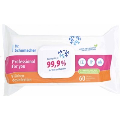 Dr. Schumacher Professional for You dezinfekční ubrousky 60 ks – Hledejceny.cz