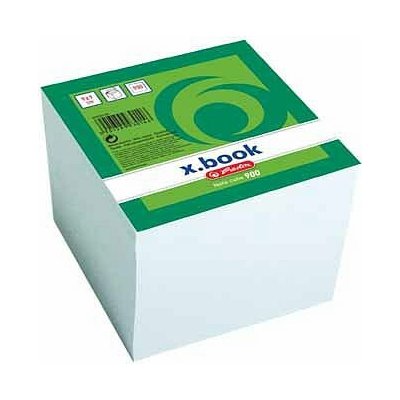 HERLITZ x.book 9 x 9 x 9 cm, 900 lístků, bílý – Hledejceny.cz