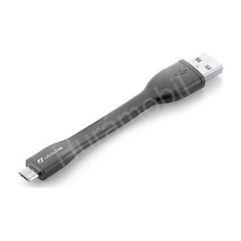 CellularLine USBDATAFLEXMUSBK microUSB, 10,5m, černý