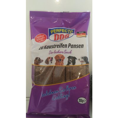 Perfecto Dog plátky Hovězí s hovězím bachorem 20 ks 200 g – Sleviste.cz