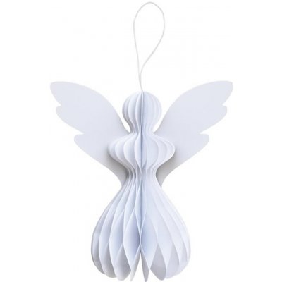 Delight Department Bílý papírový anděl 22 cm