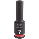 Milwaukee Průmyslové hlavice SHOCKWAVE™ IMPACT DUTY - 7 mm 3/8" impact socket deep - 1 pc – Hledejceny.cz