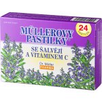 Dr. Müller Müllerovy pastilky se šalvějí a vitaminem C 24 ks