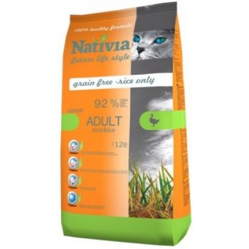 Nativia Adult Hairball Duck&rice 1,5 kg