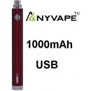 EVOD Anyvape s USB červená 1000mAh